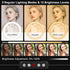 ???????????? 13" Selfie Ring Light with 63" Stand and 3 Phone Holder, RGB Ringlight for iPhone Vlogging