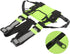 Radio Chest Harness Bag, Universal Two Way Adjustable Oxford Cloth Radio Vest Rig with Front Pack Pouch, Fruit Green