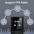 wanbbaoaa MP3 5.2,Portable 32GB Player with Bluetooth Music Player with Memory Card, Stereo Earphone, Voice