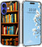 BFSEROBJ for iPhone 17 Case with a Bookshelf Pattern Design Ultra-Thin Clear Soft