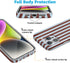 Casely 16 iPhone Pro Case | Sunday in Brooklyn | Blue Stripes | Compatible with MagSafe | Classic Ultra Slim Design