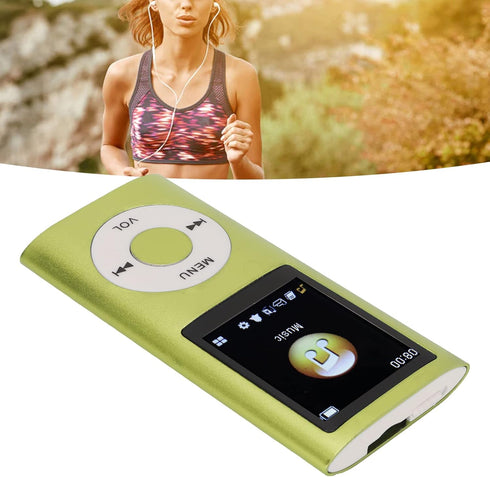 Tangxi MP3 1.8 Inch 64G Card,8h Player with Earphones,Classic Digital LCD Screen,Support Memory Playtime,Random Play