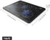 havit HV-F2056 Laptop Cooler Cooling Pad, Slim Portable USB Powered, Black/Blue