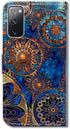 Case for Galaxy S20 FE 5G - Gorgeous Circle Mandala Leather Flip Wallet Cover with Card Slot Holder for Samsung Galaxy