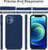 CellEver 12/12 Heavy-Duty Silicone Case for iPhone Pro - Two Shatterproof Glass Screen Protectors, Military Drop