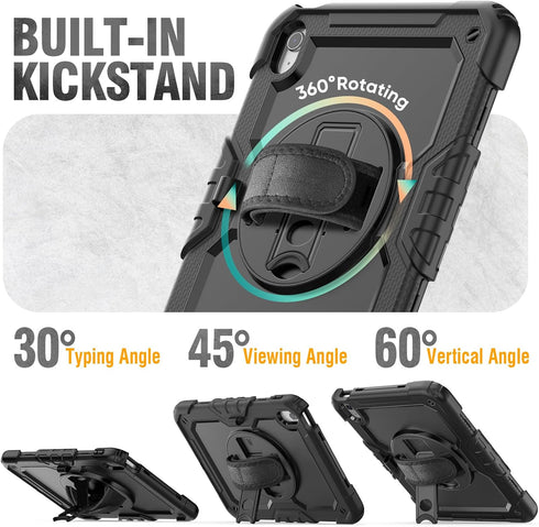 HXCASEAC A16, 11th 10th (A2969/A2757/A3354/A3355/A3356), Heavy Duty Case for iPad iPad Generation Case, with Screen
