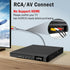 Delleson Region Free DVD Player for TV with AV Port, Compact CD/DVD Players for Home, DVD Player with Remote Control