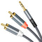 3.5mm to RCA Cable 6.6ft, 2 RCA to 3.5mm AUX Male to