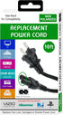 Xtreme 10 Foot Non-Polarized Replacement Power Cord for TVs, Game Consoles, Printers, and More