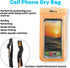 Waterproof Phone Case with Lanyard, Excellent Protection Floats in Water (Orange)
