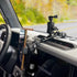 Bronco Phone Mount with Camera Mount, 360° Adjustment Metal Dashboard Cell Phone Mount for Ford Bronco 2021+