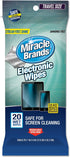 MiracleWipes for Electronics Cleaning, Screen Wipes for TV, Phones, Monitors - 20 Count