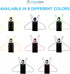 Neon Pink Retractable Cell Phone Holder - Compatible with All Types of Smartphones, Includes 4 Removable Hooks