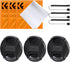 K&F Concept 40.5mm Lens Cap - 9-in-1 Center Pinch Lens Cover + Anti-Loss Keeper Leash + Microfiber Cleaning Cloth for