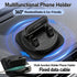 Masansan 360 Rotate Phone Mount Car Phone Holder with Spring Clip No-Slip Dashboard Phone Stand Case-Friendly Mount