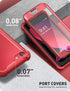 i-Blason Ares Case for iPhone SE 2022 (3rd Gen) - Dual Layer Rugged Clear Bumper with Built-in Screen Protector