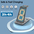 Minthouz 3 in 1 Fast Wireless Charging Station with 20W Adapter for Multiple Devices, Compatible with iPhone