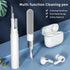 Cleaner Kit for Airpods, Earbuds Cleaning kit for Airpods Pro 1 2 3, Phone Cleaner kit with Brush for Bluetooth Earbuds Cleaner, Wireless Earphones,iPhone,Laptop, Camera (White)