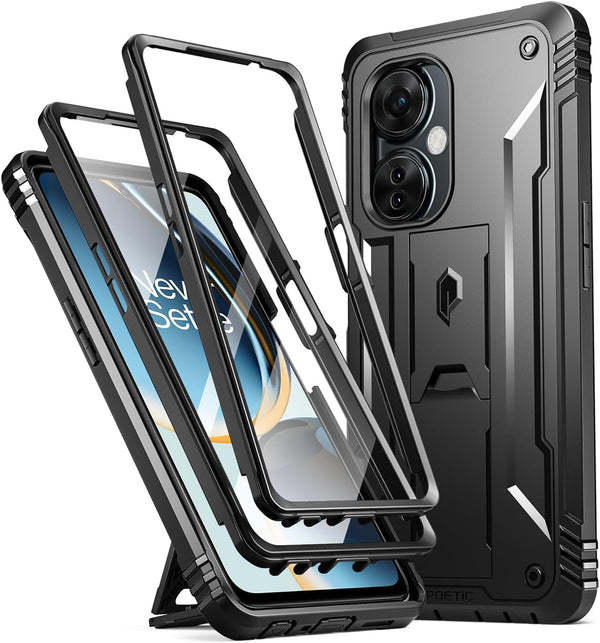 Poetic Revolution Case for OnePlus Nord N30 5G, Black, Full-Body Rugged, 20FT Mil-Grade Drop Tested, Dual-Layer,