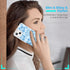 Blue Hibiscus Phone Case for iPhone 13 6.1 Inch, Shockproof TPU Clear Cute Blue Flower Design