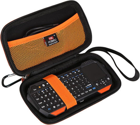 EVA Hard Carrying Case Compatible with Fosmon Mini Bluetooth Keyboard QWERTY Keypad, Portable Travel Storage Bag
