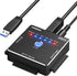 FIDECO SATA/IDE to USB 3.0 Adapter Cable for 2.5/3.5 Inch HDD SSD, 16TB Support