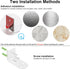 2Pack Adhesive Metal Wall Mount for Eufy Security Solo Indoor Cam E220 & P24, No Drilling Installation