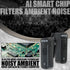 Retevis AI Active Noise Reduction Walkie Talkie Earpiece with Mic, Rechargeable C-Type, 2 PTT, Compatible with BAOFENG,
