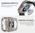 (2 in 1) Waterproof Case Compatible for Apple Watch Ultra/Ultra 2, Tempered Glass Protective PC Face Cover & Back Bumper