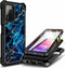 NZND Case for Samsung Galaxy A03S, Built-in Screen Protector, Full-Body Shockproof Rugged Bumper Cover (Marble Design)