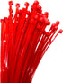Zip Ties, 100pcs Red 12 Inch Zip Ties, Multi-Purpose Cable Management Ties, Self-Locking for Office and Home