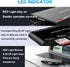 7 in 2 USB C 3.0 Card Reader, USB SD Card Adapter for SD, CF, TF, MS, Micro SD, XD Cards for Windows, macOS