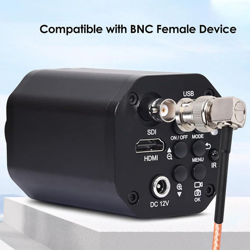 6FT, 75 RG179 3G/6G XRDS - RF Flexible Right Angle Video Cable, Ohm BNC Male Extension Cable for HD SDI Camera Monitor
