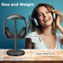 Universal Headphone Stand, Clear - Desk Hanger Holder Organizer for Gaming Headset, Premium Craftsmanship