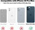 OTOFLY Compatible with iPhone 12 Pro Max Case, Premium Soft Liquid Silicone Rubber Full-Body Protective Bumper Case