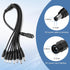 HOAYVKJ 12V 5A 8-Way 100-240V 5.5x2.1mm Security Camera Power Supply with Splitter Cable AC to DC Converter for CCTV