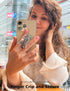 2024 Upgrade Magnetic Phone Grip Compatible with MagSafe, Butterfly Phone Grip Holder Finger Kickstand, Adapter Ring
