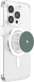 Cute Sage Green Heart Love Minimalist PopSockets PopGrip for MagSafe