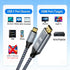 2.1 3.3FT, 8K@60Hz 4K@144Hz 3/4 15, 2.3 HDR10, 48Gbps S22, USB C to HDMI Cable Thunderbolt Compatible with MacBook