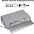 LANDICI 360°Protective Laptop Sleeve Case 14 15 Inch, Waterproof Slim Computer Cover Bag Compatible with MacBook Air M2 15, MacBook Pro 14/15, Chromebook 14/15, Asus vivobook 14, Grey