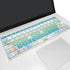 Keyboard Cover Skin for Microsoft Surface Laptop 4 & 3, Cute Printing Waterproof Silicone Protector (Flamingo)