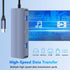Aoyvsktv 4K@60Hz 8 1 USB C Docking Station Dual HDMI, in Docking Station Dual Monitor for Mac/Dell/HP Laptop, HDMI