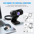 JORPETS 1080p Full HD Webcam with Privacy Shutter and Tripod, Video and Wide Angle Camera, Built-in Mic, Widescreen USB
