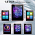 woolynew MP3 1.8 inch 512GB, 32GB Player with Bluetooth, Screen Portable Music Player with Speaker, FM Radio, Recorder