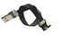 Slim Flat USB C 90 Degree Angled FPV Cable, USB Type-C to Standard USB A for Sync and Charging, Black (20CM)