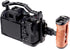 FocusFoto 1/4"-20 3/8"-16 Wooden Side Handle Grip Left/Right Handgrip with & & Cold Shoe Mount Universal for DSLR