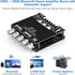 Romicta 2.1 5.0 200W 12-24V Channel Bluetooth Amplifier Board HiFi Subwoofer Audio AMP with Treble Freq and Bass