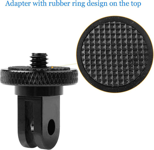Camera Tripod Mount for Gopro Adapter, 2Pcs 1/4-20 Screw Conversion Adapter for GoPro Hero10, Insta360 ONE X4 X3, X2, Go 2, DJI OSMO Action and Other Action Cameras