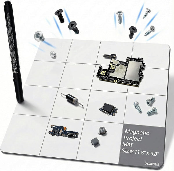 Magnetic Mat Magnetic Project Mat with Waterproof Surface & Dry Erase Pen