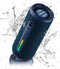 OHAYO Portable Bluetooth Speaker, 24W Stereo Sound, IPX7 Waterproof, Bluetooth 5.3, RGB Lights, 30H Playtime, Blue